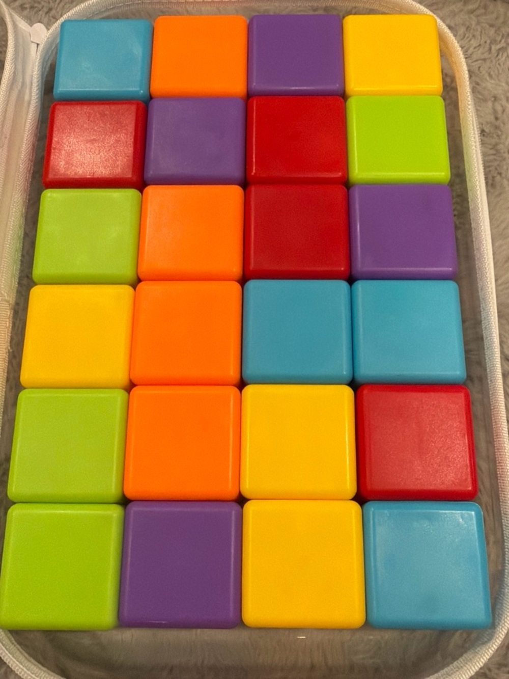 Colorful Learning Stacking Blocks - Multi-Color Kids Toy